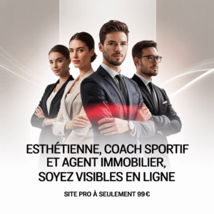 Votre Site Cle en Main a 99 € pour coach sportif ou agent immobilier