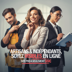 Votre Site Web Cle en Main pour artisant et independant a 99 €